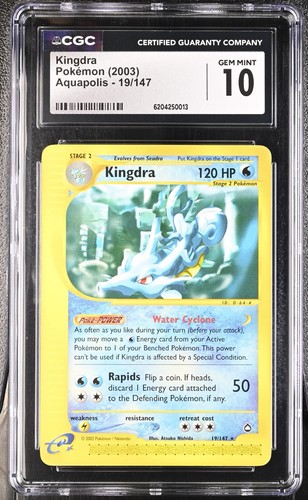 Kingdra graded CGC 10 for sale on eBay