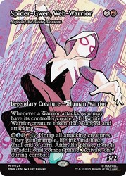 Spider-Gwen, Web-Warrior - Najeela, the Blade-Blossom (Borderless) #0024 Marvel Universe