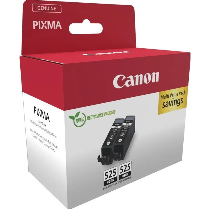 Original Canon PGI-525PGBK Pigment Black Ink Cartridge Twin Pack (4529B017) - Image 16