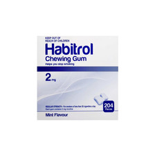 Habitrol Nicotine Gum 2mg Mint Bulk 204 Pieces Stop Smoking Aid   Fresh  Sealed