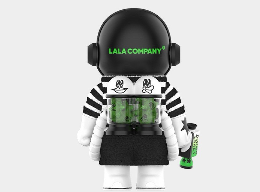 HOT POP MART Mega Space Molly 400% Lala Company Durian Man