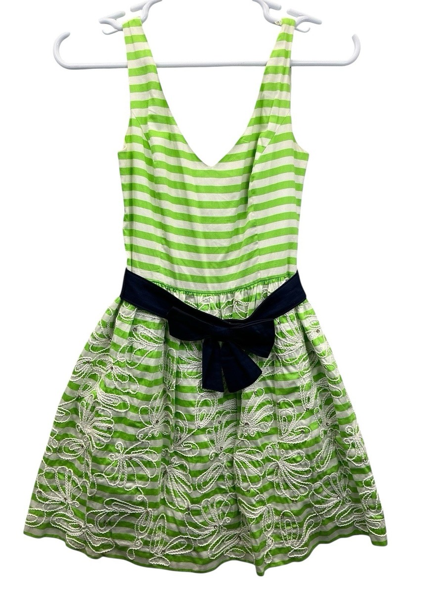 Lilly Pulitzer Girls Floral Fit & Flare Sleeveless Dress Pastel Print Size 6