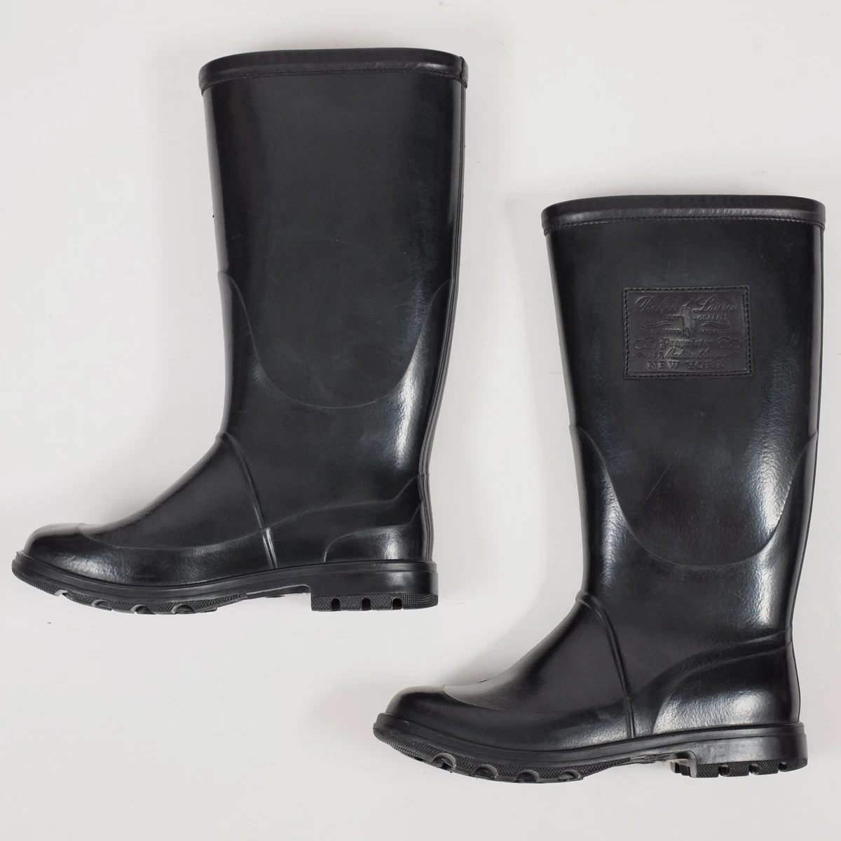 Ralph Lauren Purple Label Black Boots for Men for Sale  display picture 3
