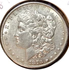 1878-S Morgan Silver Dollar - Nice Eye Appeal -  Strong AU Detail/Luster