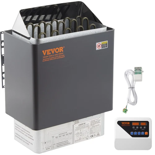 VEVOR 9KW Saunaofen mit Externe Saunasteuerung Saunaheizung Wandmontage Sauna