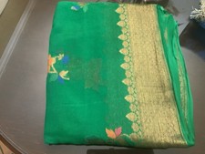 Benares Georgette Saree With Un Stitched Blouse