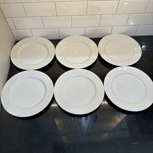 "Juego de 6 platos de ensalada herbáceos micáceos súper blancos Emeril by Wedgwood 9-1/4""" - Imagen 3 de 20