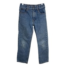 Vintage Jordache Girls Blue Denim Jeans Size 6X Elastic Waistband Classic Fit