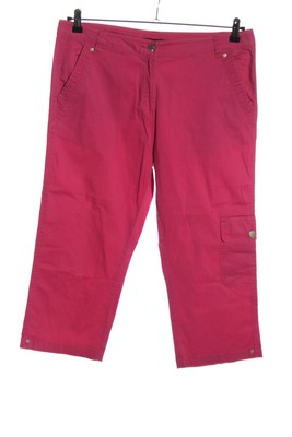 FABIANI 3/4-Hose Damen Hose Gr. DE 40 pink Casual-Look