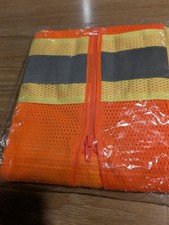 KNG Safety Orange High Visibility Reflective Safety Vest ANSI Class 2 L/XL