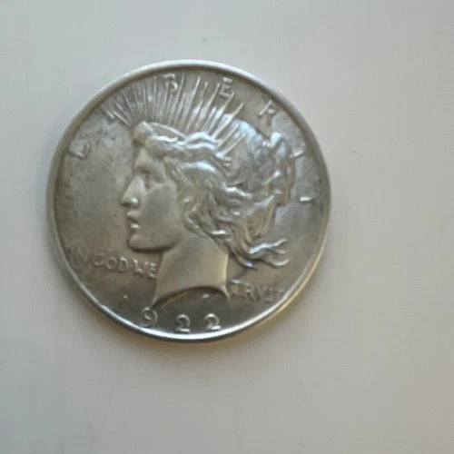 1922 Peace Dollar $1 Silver Coin Circulated Business Strike 0.9 Fineness