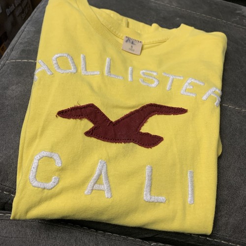 Hollister California Company Raised Letter & Applique Seagull Men's T Shirt Sz S - Picture 3 of 6