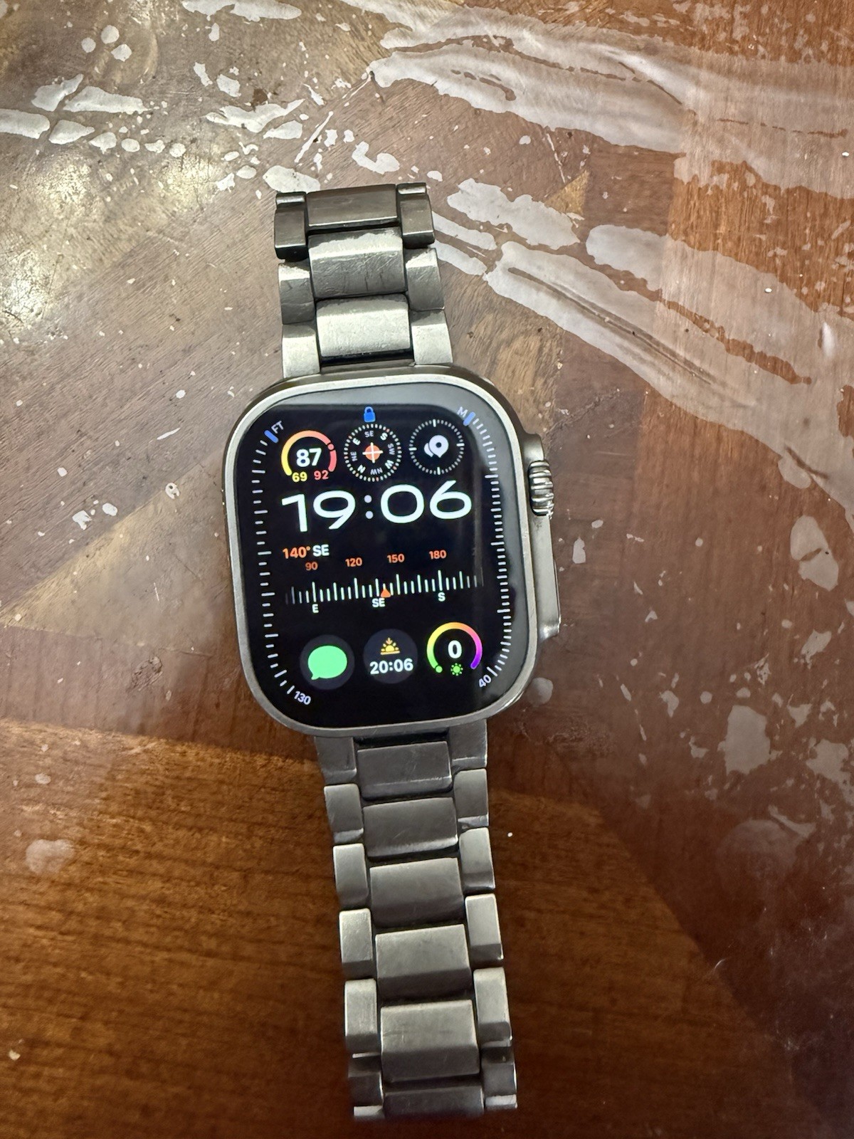 Apple Watch Ultra 2 49mm Titanium Case with Titanium Band, Medium (GPS +Cellular-image