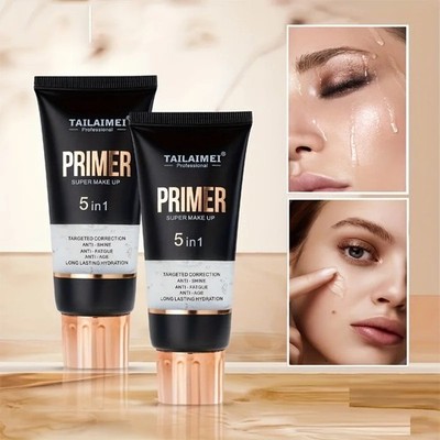 Waterproof Makeup Primer Gel Matte Base Full Coverage Avocado Rose Extract