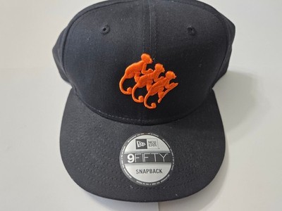 New Era 9FIFTY Monkey Shoulder Whiskey Black Orange Snapback Hat