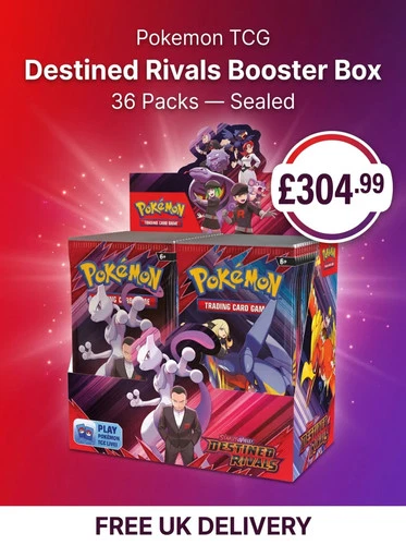 Pokémon TCG Destined Rivals Factory Sealed Booster Box (36 Packs) - Brand New