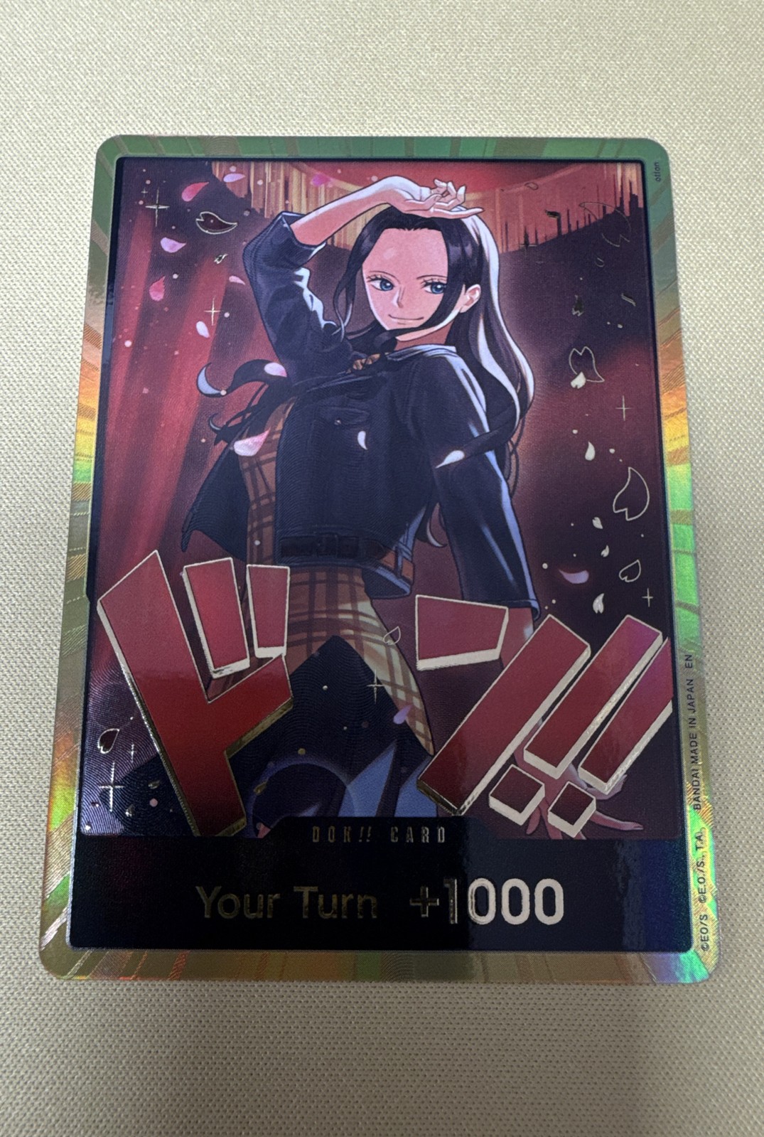 DON!! Card (Nico Robin) (Gold) Extra Booster: One Piece Heroines Edition Foil
