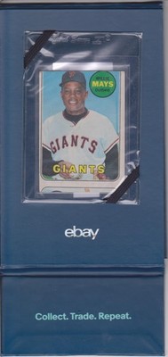 1969 Topps #190 Willie Mays VG/EX+ eBay Authentic Certification Rare 1/1 ? Giant