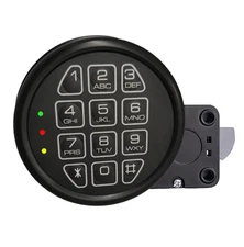 Gun Safe Lock Replacement Black Keypad Electronic Swing Bolt Lock .