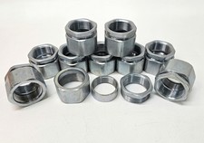 Lot Of 10 1-1/4" Heavy Duty Steel 3-Piece Rigid Conduit Couplings NEW