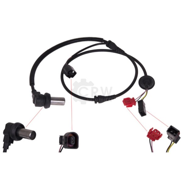 NK ABS Sensor Raddrehzahl Vorne Links Rechts FüR Audi A6 Avant 4B C5 4A C4-image
