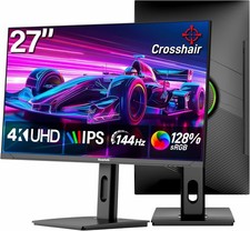 Gawfolk 27 inch 4K Gaming Monitor, UHD 3840 x 2160p 144HZ IPS HDMI 2.1, DP 1.4