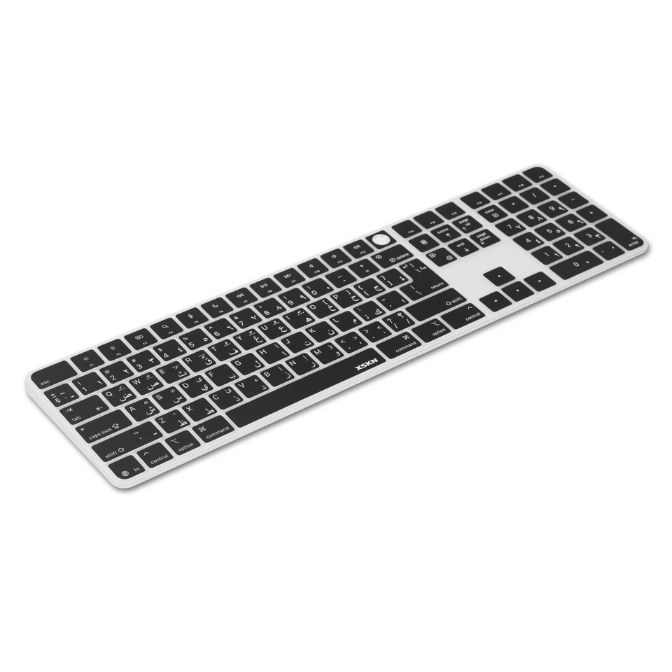 XSKN Arabic Keyboard Cover for 2024 iMac Magic Keyboard and Numeric A3119 M4 - Image 4 of 4