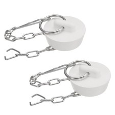 2Pcs Tub Stoppers Rubber Bathtub Stoppers 28-31mm White