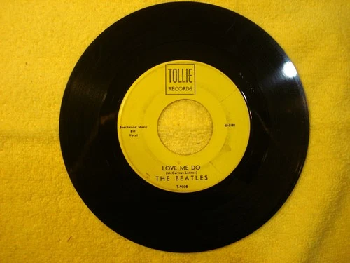1964 THE BEATLES "LOVE ME DO", "P.S. I LOVE YOU" RARE TOLLIE LABEL 45rpm 7"