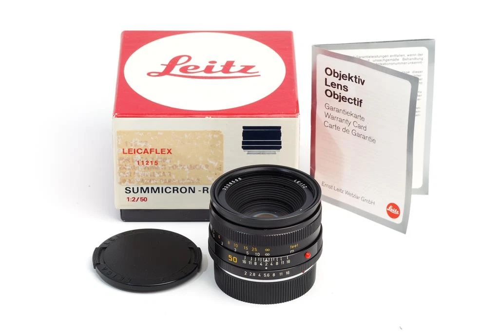 LEICA SUMMICRON-R 1:2/50 E55 レンズ Leica SUMMICRON-R 50mm Focal Camera Lenses for sale | eBay