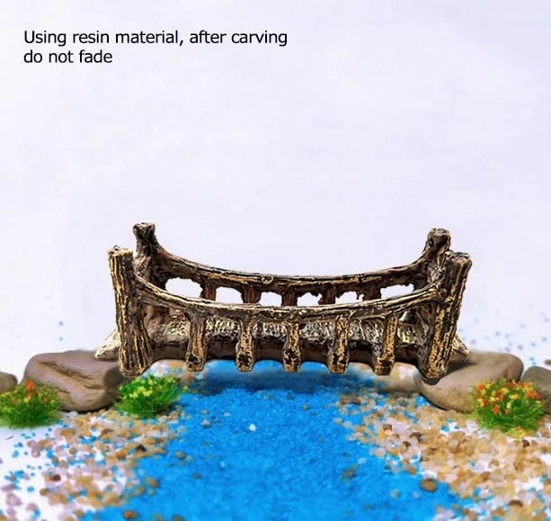 Miniature Bridge, Miniature Garden Accessories Set, DIY Landscape Bridge, Out... - Image 4 of 4