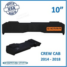 Gmc Sierra Crew-Cab 2014-2018 10" Dual Sub Box Sealed 10" Subwoofer Box Orange