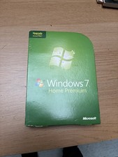 Microsoft Windows 7 Home Premium 32 + 64-Bit Software Disc with Code / Key
