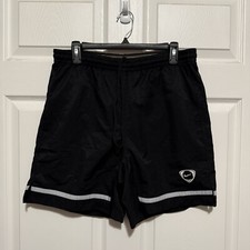 Vintage Nike Y2k Black Swim Trunks Board Shorts Size Medium