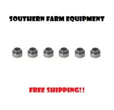 (6) VALVE STEM SEALS FITS YANMAR TRACTORS YM276,330,336,2310,2420,3110 & MORE