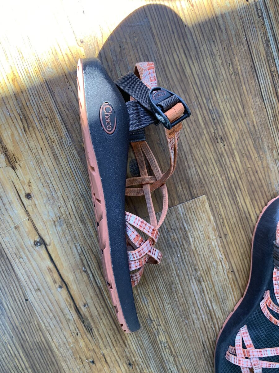 Chaco Strappy Chacos Z Cloud Sandals Tangerine Open Toe Chaco Strappy Chacos Z Cloud Sandals Tangerine Open Toe