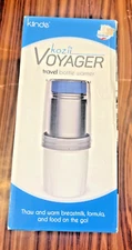 Kiinde Kozii Voyager Travel Bottle Food Warmer Gray White On The Go Baby Compact