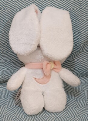PeekaPets Peek a Boo White Bunny Rabbit Pop-Up Ears 11'' Stuffed Animal Plush
