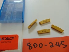 4 KORLOY MGMN300-M NC3030 TiN-coated Carbide grooving inserts