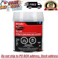 Bondo Auto Body Filler Kit Metal Car Repair Boat Cream Hardener Automotive 14 Oz