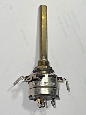 Ducon 1M ohm Audio Potentiometer with 400K Loudness Tap, Twist Power  switch