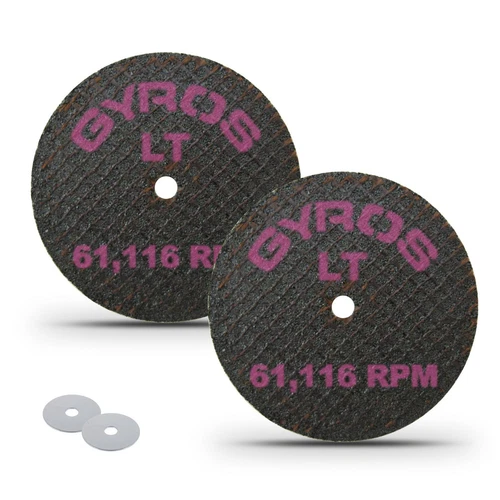 GYROS 2” Resin Cut-Off Wheels for Rotary Tools High-Tensile 12 Pack 11-32208/12
