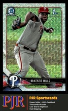 2018  Bowman #BCP87 McKenzie Mills Philadelphia Phillies  Chrome Prospects