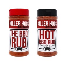   NEW  Pack of 2 Killer Hogs The BBQ Rub  HOT BBQ Rub Bundle, Total Net WT. 23OZ