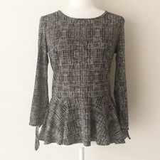 NEW Banana Republic Factory Printed Ruffle Hem Blouse NWT Size: XS