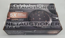 New CALPHALON 8" and 10" Premier Hard Anodized Nonstick Fry Pan Set Professional