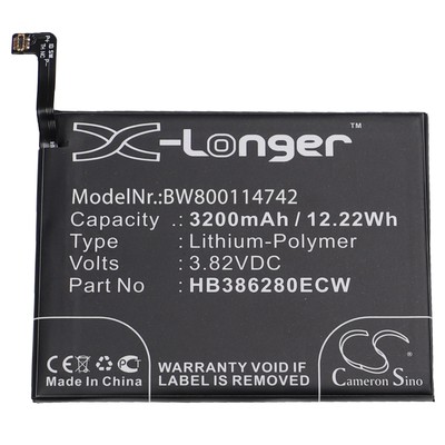 Akku für Huawei Honor STF-AL10 STF-AL00 3200mAh