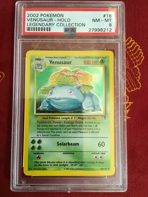 Pokemon Venusaur Legendary Collection Holo 18/110 PSA 8 | eBay