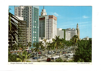 AK Ansichtskarte Miami / Biscayne Boulevard / Florida / USA