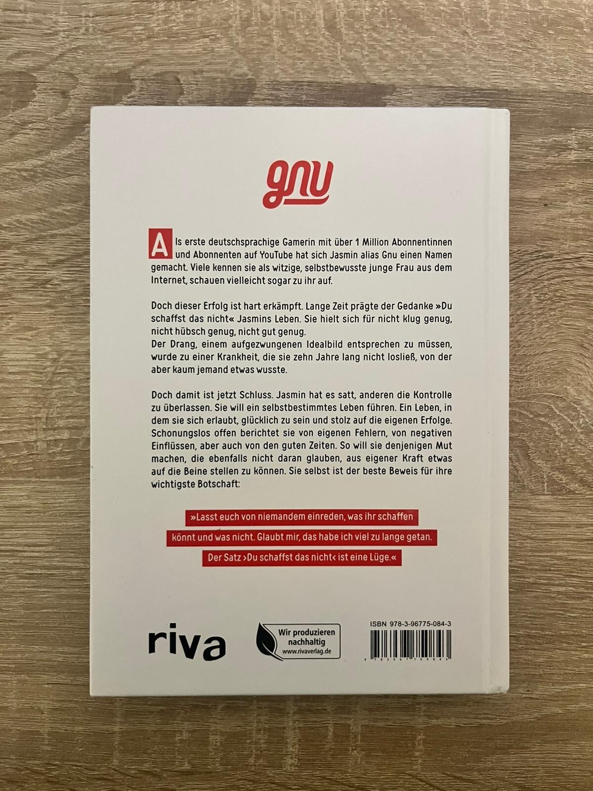 Thumbnail - Du Schaffst Das Nicht - Gnu Buch